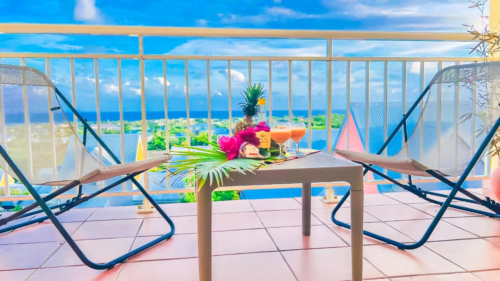 Magnifique Appartement Fleurs Caraibes - 6 Personnes En Residence Avec Piscine Privee - Sainte Anne Exteriér fotografie